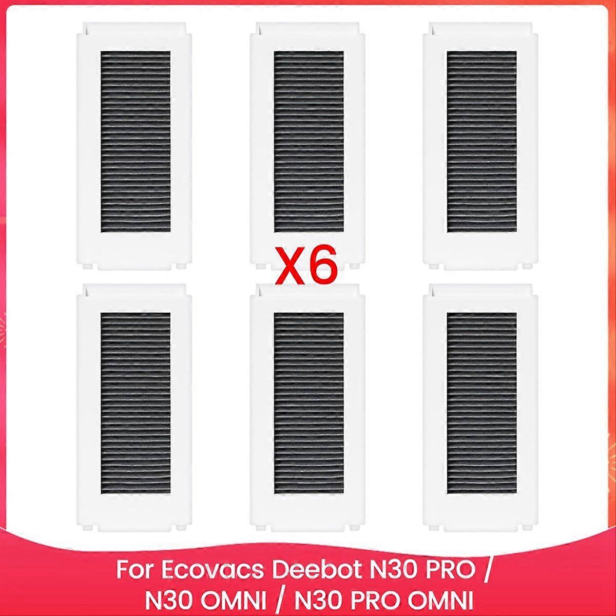 Packung Mit 6 Ersatz-hepa-filtern Für Die Saugroboter N30 Pro / N30 Omni / N30 Pro Omni