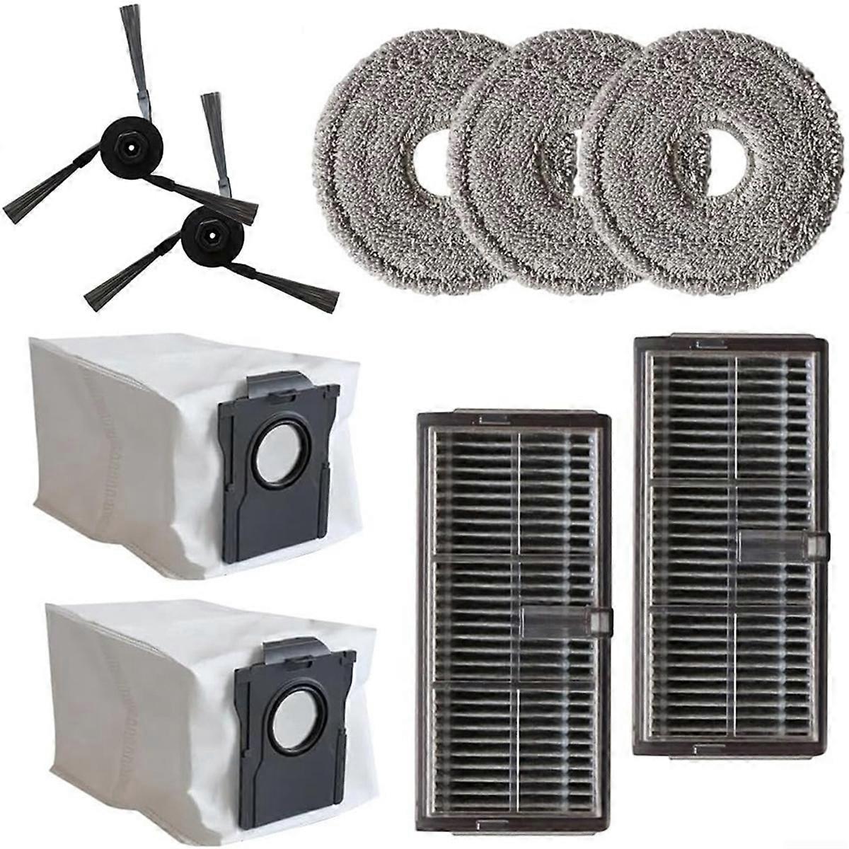 Ersatzteile Für Den Saugroboter P50 Pro Ultra: Seitenbürste, Hepa-filter, Reinigungstuch Und Staubbeutel