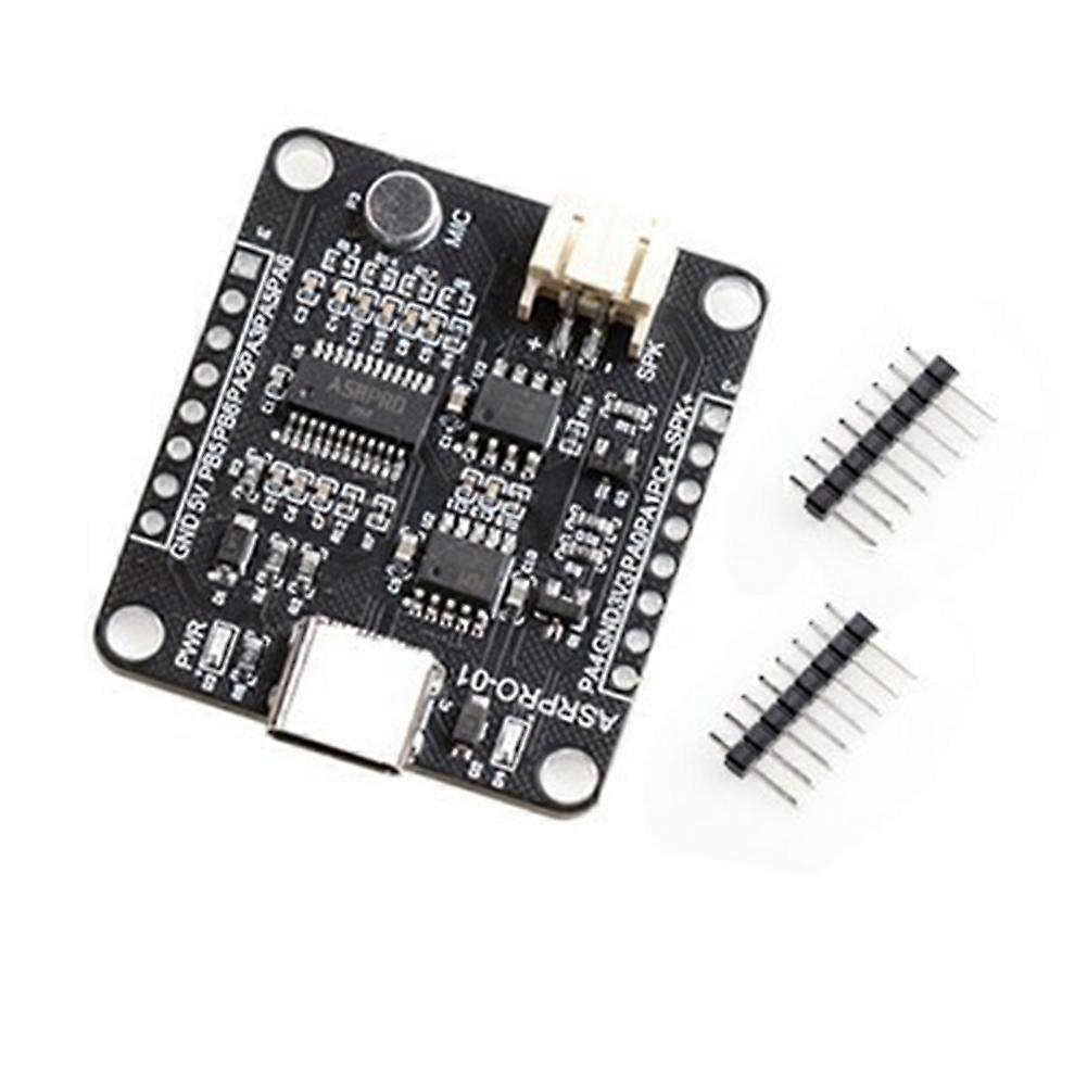Asr-pro Entwicklungsboard, Spracherkennungs-steuermodul, Offline-ki-erkennungsmodul, Ungelötete Steckverbinder, 2 M