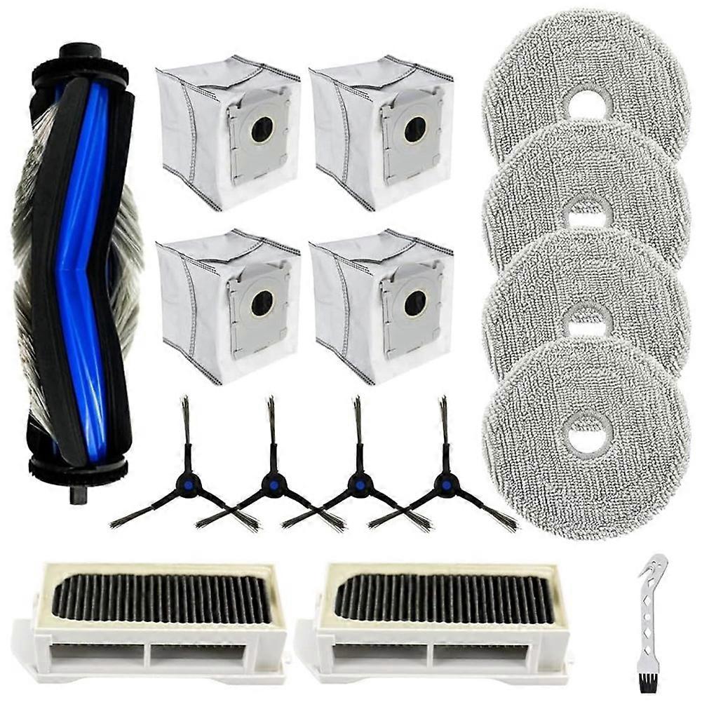 Zubehörset Für Ecovacs Deebot Mini Saugroboter: Hauptbürste, Hepa-filter, Reinigungstuch, Staubbeutel Und Ersatzteile.