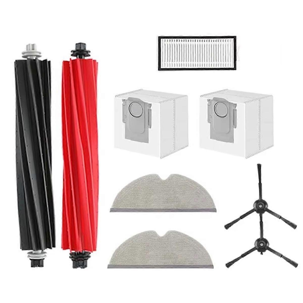 Für Die Saugroboter Q8 Max/q8/q8 Max+/q5 Pro/q5 Pro+ – Ersatzteile: Hauptseitenbürste, Hepa-filter, Reinigungstuch, Staubbeutel