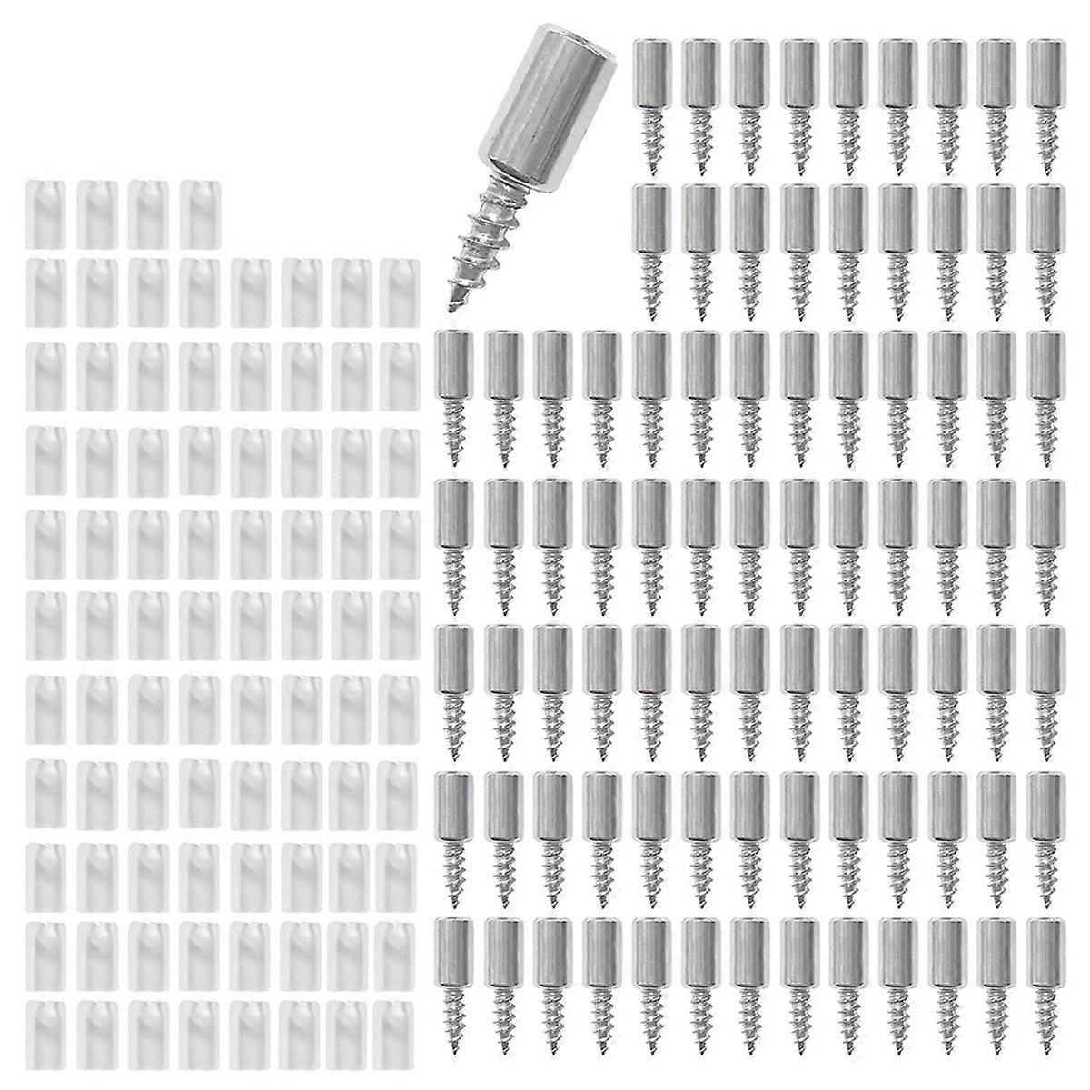 84 Selbstschneidende Schrauben Für Laminat-regalträger, Geeignet Für Küchenmöbel, Bücherregale Und Schränke Aus Holz.