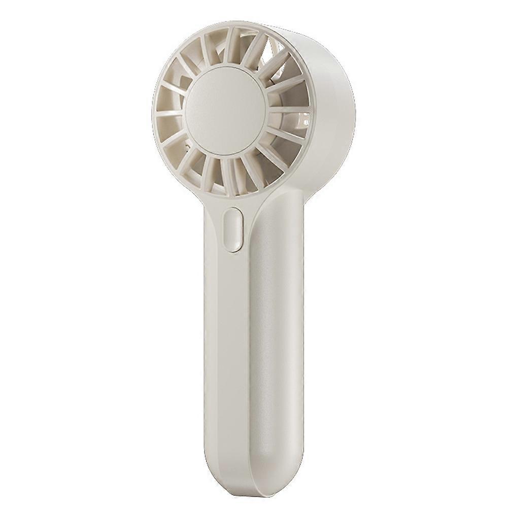 Kleiner, Tragbarer, Per Usb Aufladbarer Ventilator, Leistungsstark Und Leicht Zu Transportieren, Ideal Für Unterwegs Oder Am Schreibtisch. Farbe: Apricot.