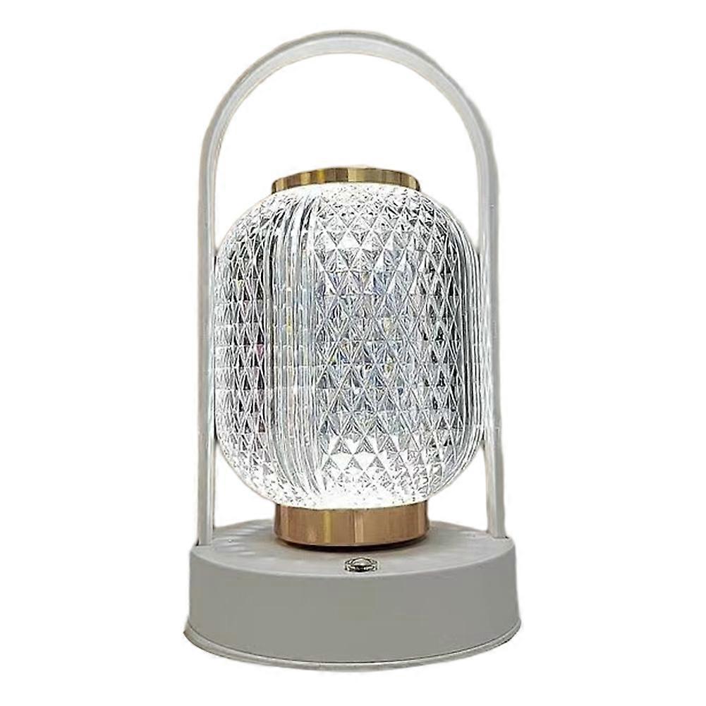 Wiederaufladbare Led-acryl-tischleuchte, Tragbares Nachtlicht Mit Usb-touch-leiste, Ideal Für Schlafzimmer, Wohnzimmer Oder Als Nachttischlampe.