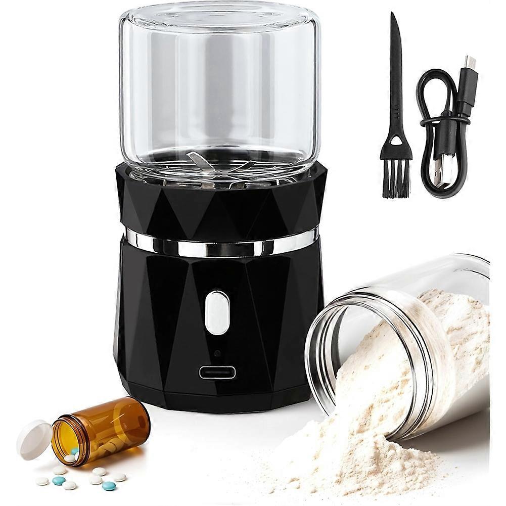 Elektrischer Tablettenmörser, Automatische Feinpulvermühle Zum Zerkleinern Mehrerer Tabletten Und Medikamente Für Senioren Und Haustiere