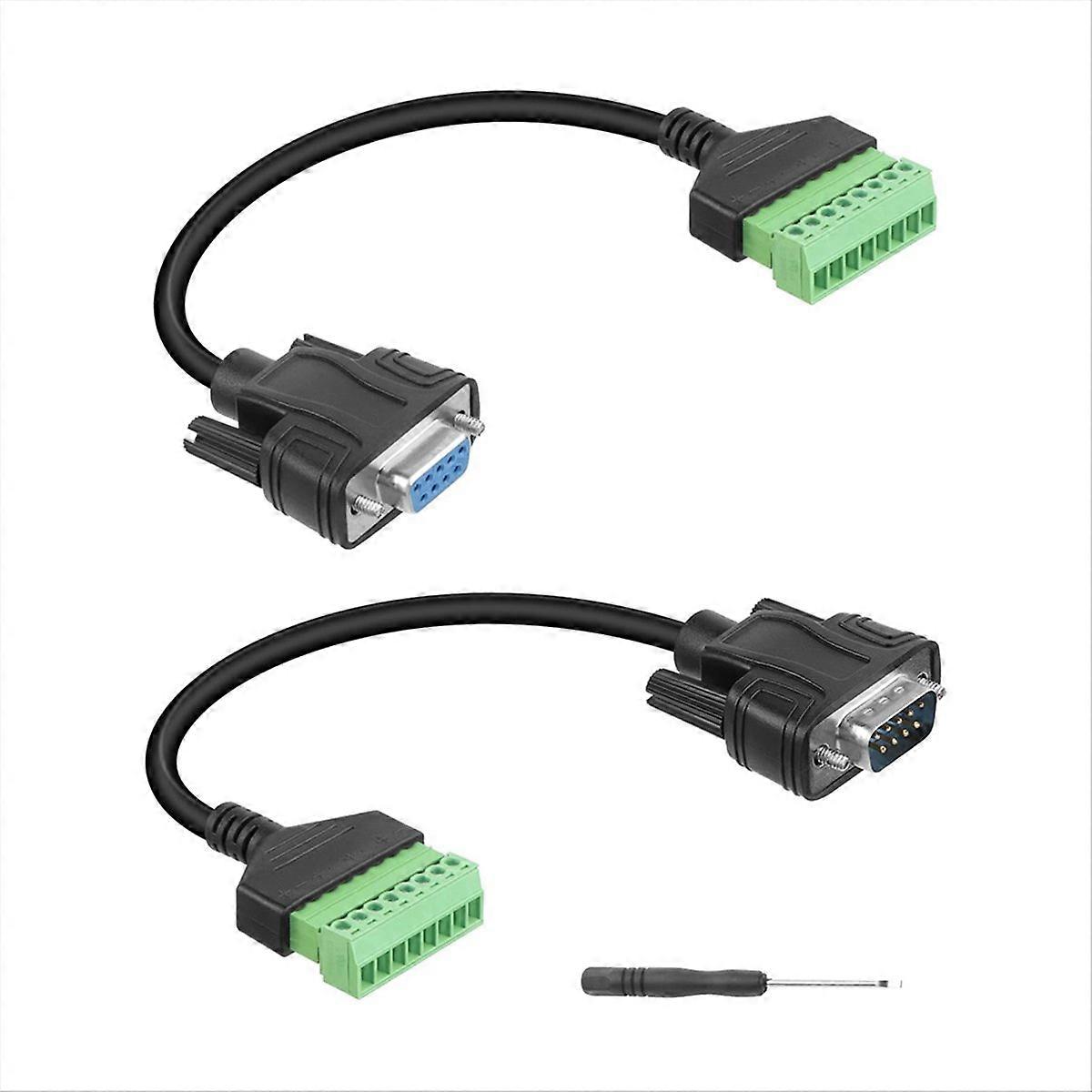 Db9-lötfreies Verlängerungskabel, Signalmodul Mit Männlichen Und Weiblichen Db9 Rs232 D-sub-seriellanschlüssen
