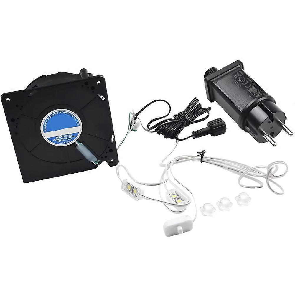 Ersatzmotor Für 12v 1,0a Gebläse Mit 3 Lichtern Für Aufblasbare Dekorationen Im Innen- Und Außenbereich (airblow Eu)