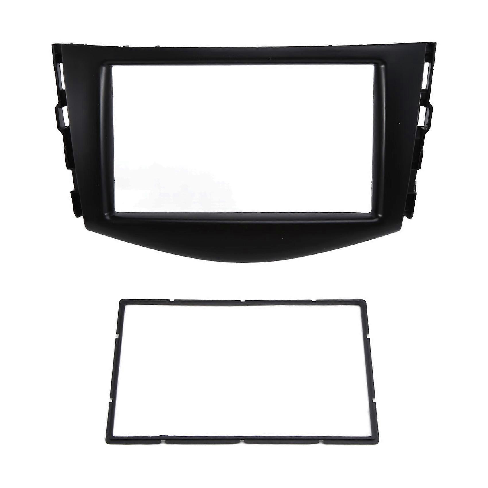 Zubehör Für 2-din-autoradios Für Toyota Rav4 (2006-2012): Blende, Rahmen Und Aufkleber.