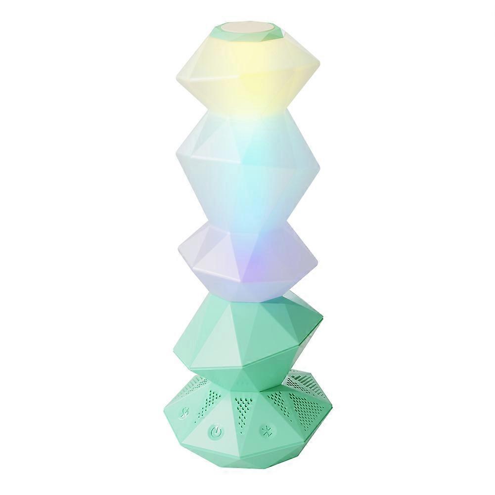 Stapelbare 3d-kristalllampe Mit Lautsprechern Und Bluetooth-musiksynchronisation, Led-kristalllampe Mit Fernbedienung Für Die Inneneinrichtung B