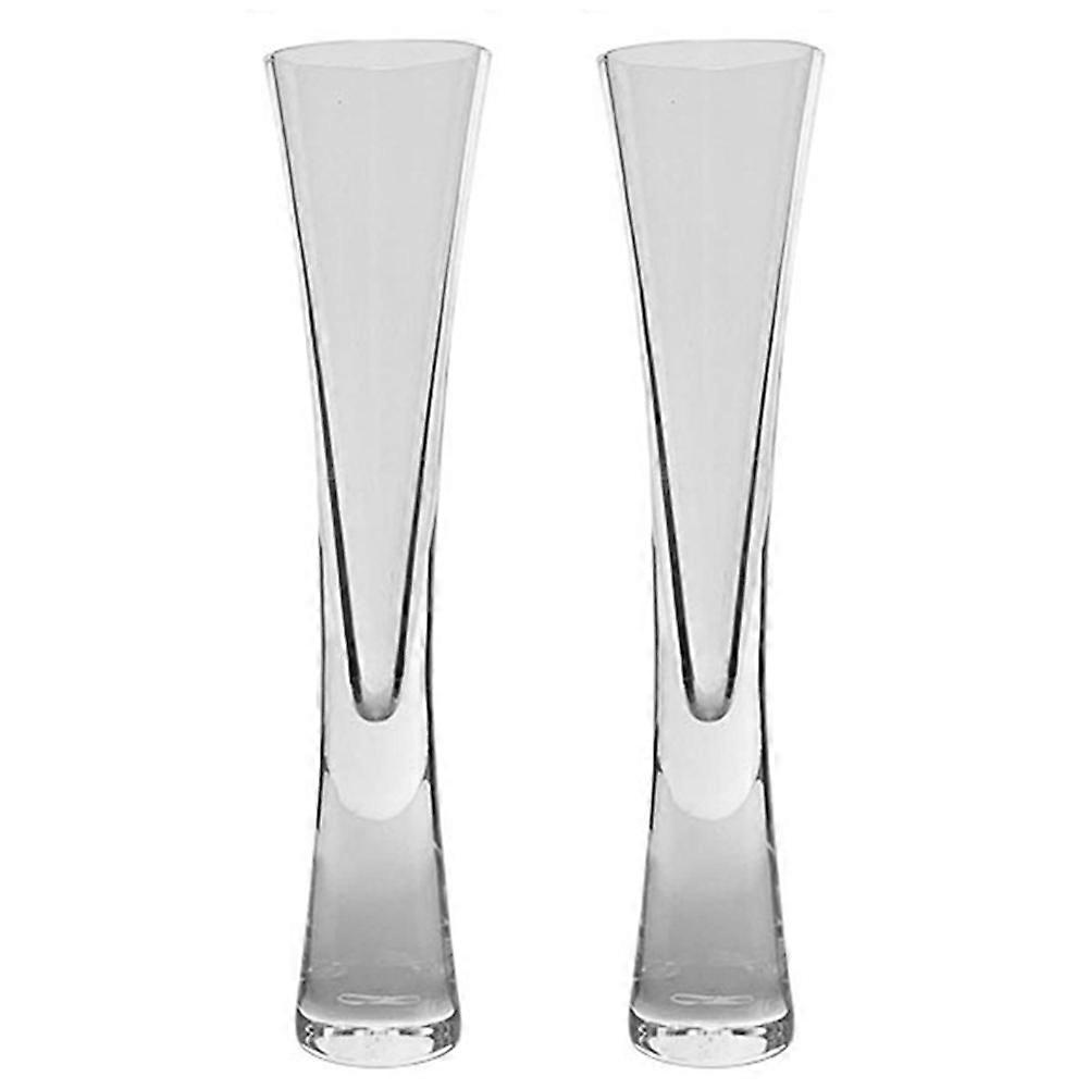 Pdq Kristall-champagnerflöten – Henkellose Glitzergläser Für Hochzeiten Und Partys