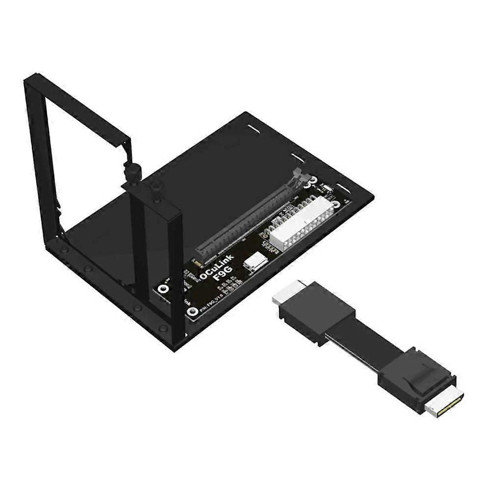 Externe Grafikkarten-erweiterungs-dockingstation Mit Oculink-schnittstelle F9g-f9934-bk7, Atx Pcie 4.0 64 Gbit/s Stecker-zu-stecker-kabel, 50 Cm