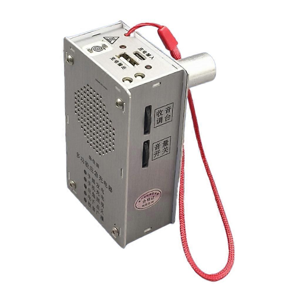Multifunktionaler Handkurbelgenerator Mit Radio Und Taschenlampe, Usb-ladefunktion