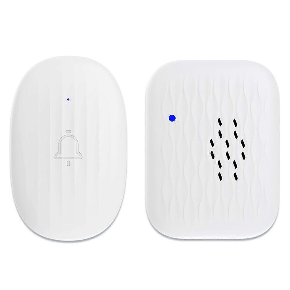 Rf433 Mini-funkklingel, Wasserdicht, Lautstärkeregelung, Mehrere Klingeltöne, Stummmodus, Smart-home-fähig, Eu-stecker