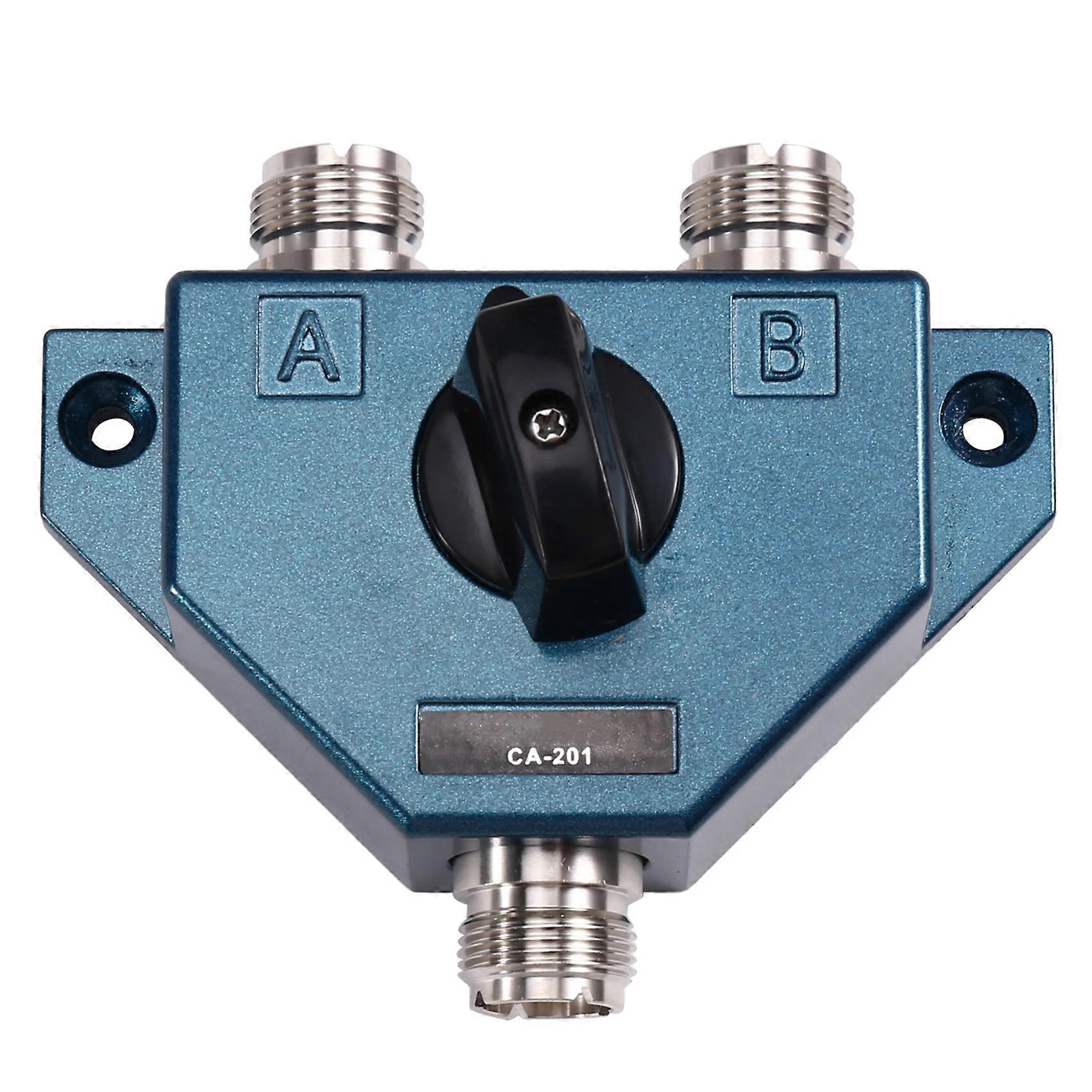 Uhf-amateurfunkantennen-koaxialschalter Mit Weiblichem Stecker, Adapter Und Konverter 1,8–600 Mhz – Bedienungsanleitung Ca201