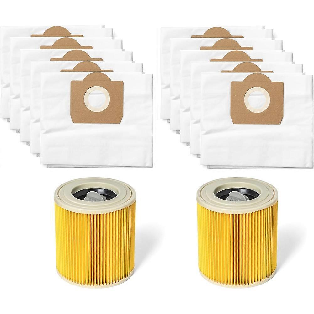 Zubehörset Für Kärcher Wd2 Plus, Wd3, Wd3p, Wd 3 Premium, Mv3, Se Und 4001 Staubbeutel Und Staubsauger
