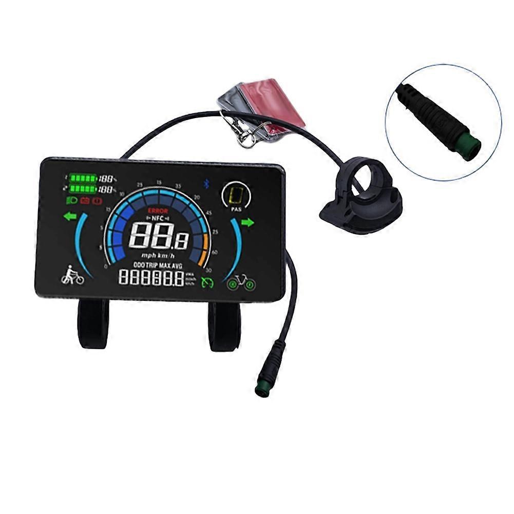 M808x Fahrradcomputer Mit Lcd-bildschirm, E-bike-display, Uart-protokoll, Mit Nfc, Lcd-display-computer Für E-bikes