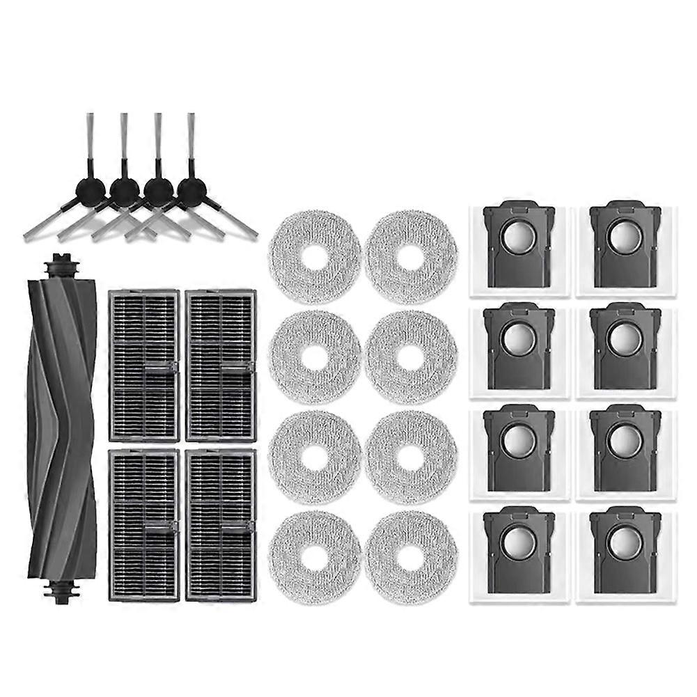Zubehörset Für Den Dreame L40 Ultra Ae/ce Saugroboter Inklusive Haupt- Und Seitenbürste, Reinigungstuch, Hepa-filter Und Staubbeutel.