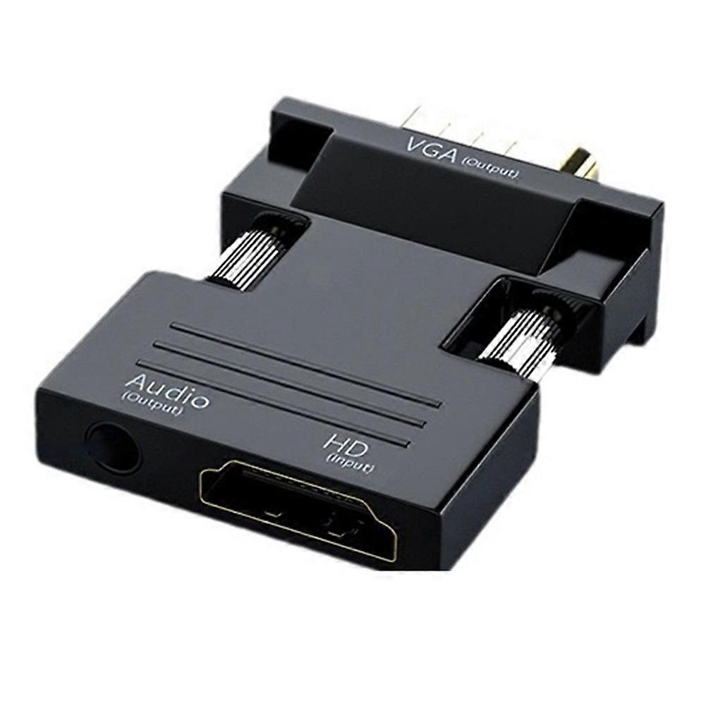 Hdmi-zu-vga-konverter Mit 3,5-mm-audiokabel Für Ps4, Pc, Laptop, Fernseher, Monitor Und Projektor
