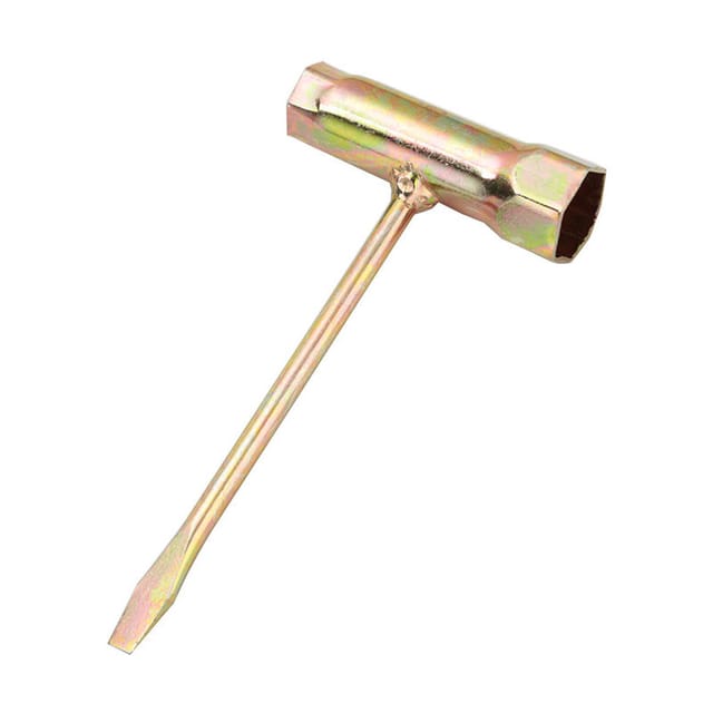 Zündkerzenschlüssel Und Stangenmutternschlüssel Für Kettensägen, 13 Mm X 19 Mm, Gold, Einteilig