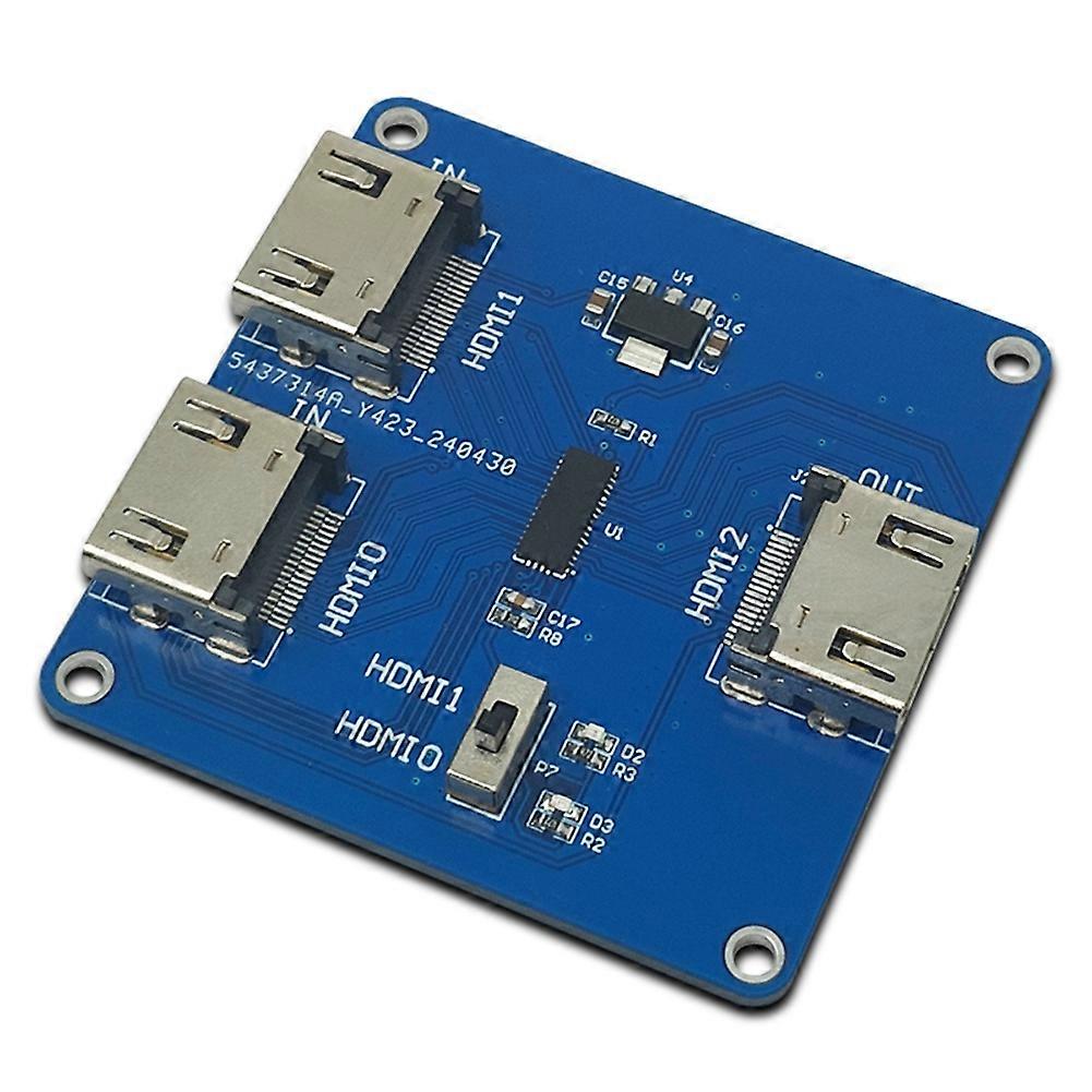 Hdmi-kompatibler Switch Mit 2 Eingängen/1 Ausgang/2 Ausgängen, Hdmi-kompatibles Hd-verteiler-anzeigemodul, Hd-verteiler-anzeigemodul