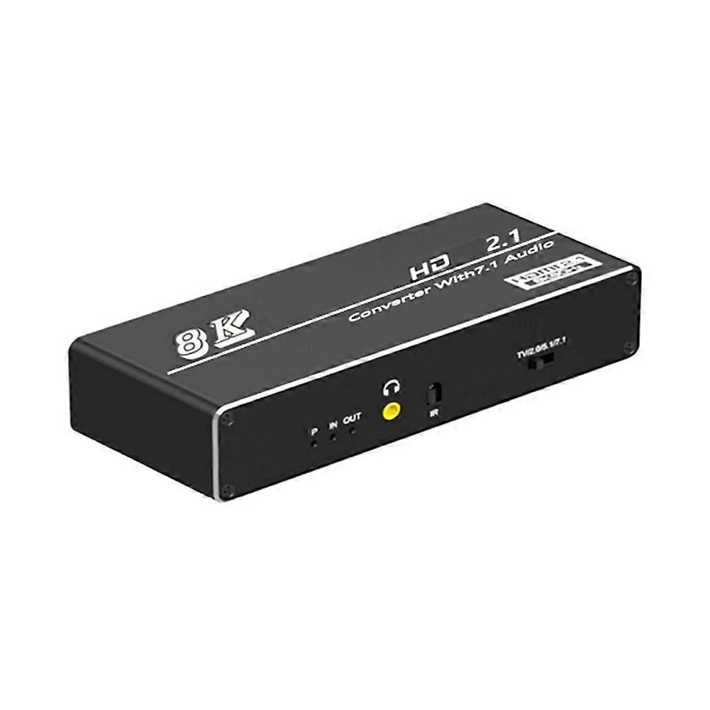8k 60hz Hdmi-audiokonverter/extraktor, Kompatibel Mit Koaxial-, Optischen, Toslink- Und Aux 7.1/5.1/2.0-eingängen, Hdcp 2.3 Und Eu-stecker.