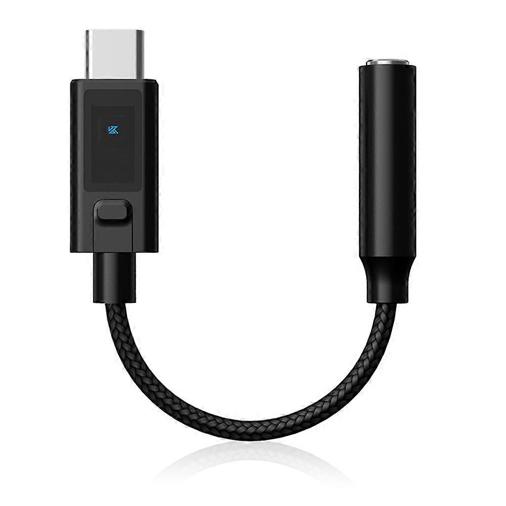 Kz Am02 Tragbarer Digital-analog-wandler (dac) Mit Usb-c-anschluss Auf 3,5-mm-klinke, Kopfhörerverstärker Und Professioneller Klangoptimierungsfunktion