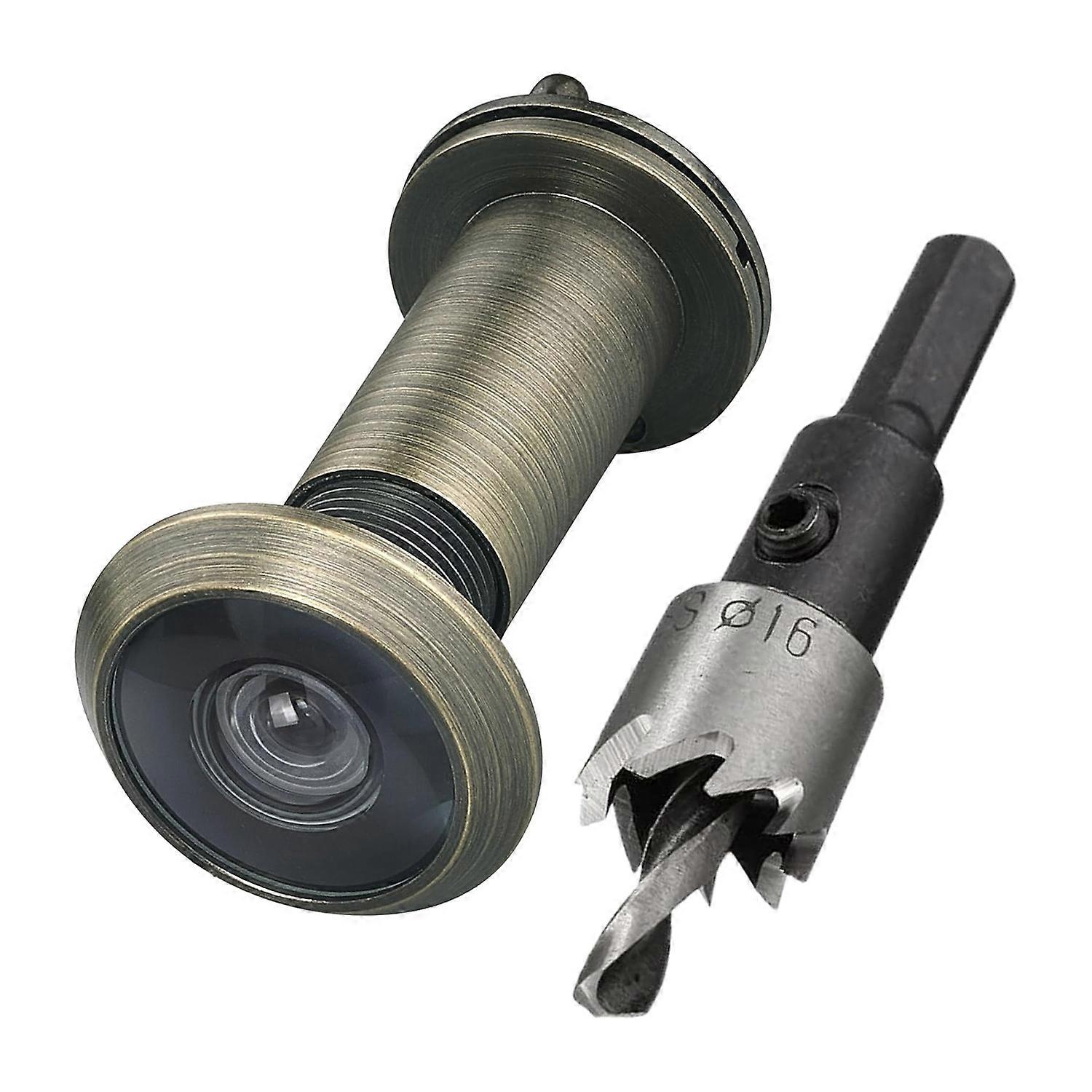 Guckloch Aus Massivem Messing Mit 220-grad-öffnungswinkel Und 16-mm-bohrer, 16-mm-guckloch (0,63 Zoll) Mit Sichtschutzfunktion, A