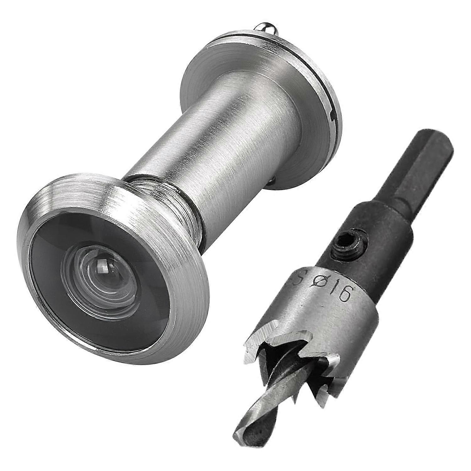 Guckloch Aus Massivem Messing Mit 220°-öffnungswinkel Und 16-mm-bohrer, 16 Mm (0,63 Zoll) Großes Guckloch Mit Sichtschutzfunktion, B