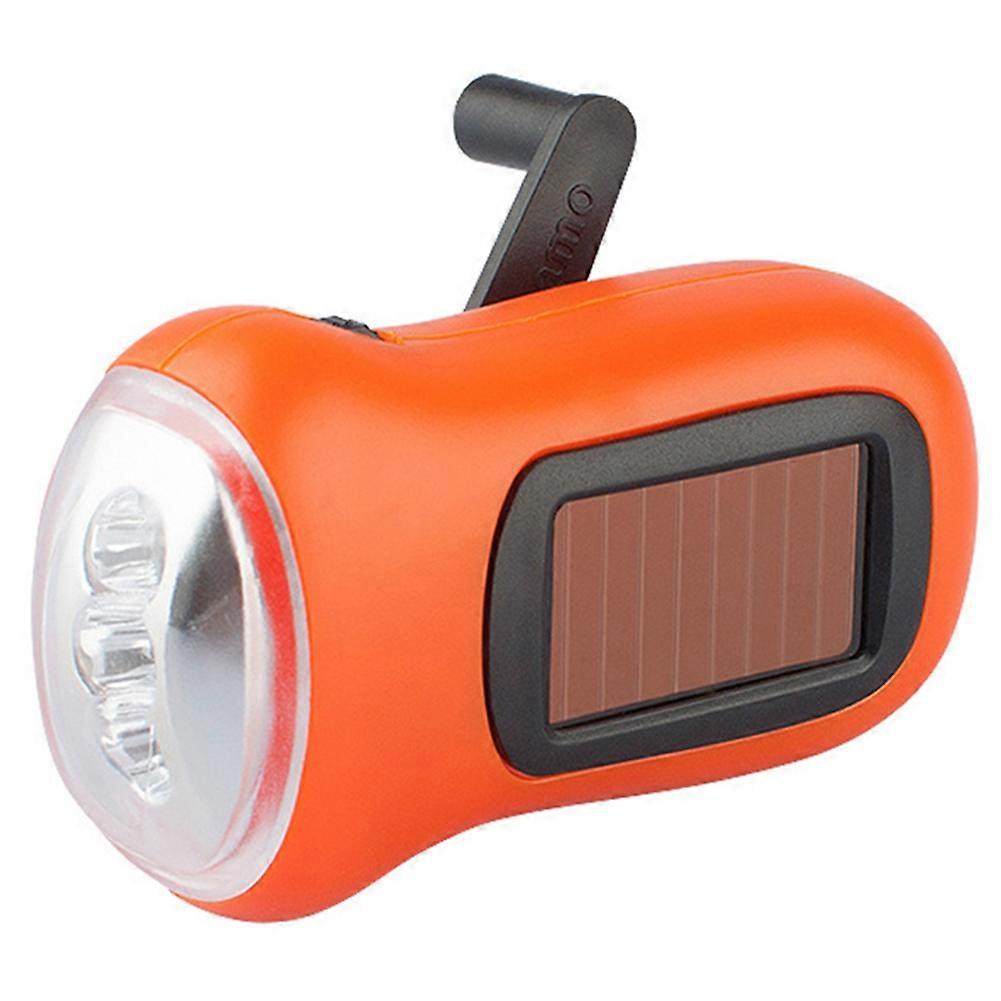 Solarbetriebene Kurbeltaschenlampe, Led-notleuchte Für Zelte, Wandern, Camping Und Überlebensausrüstung