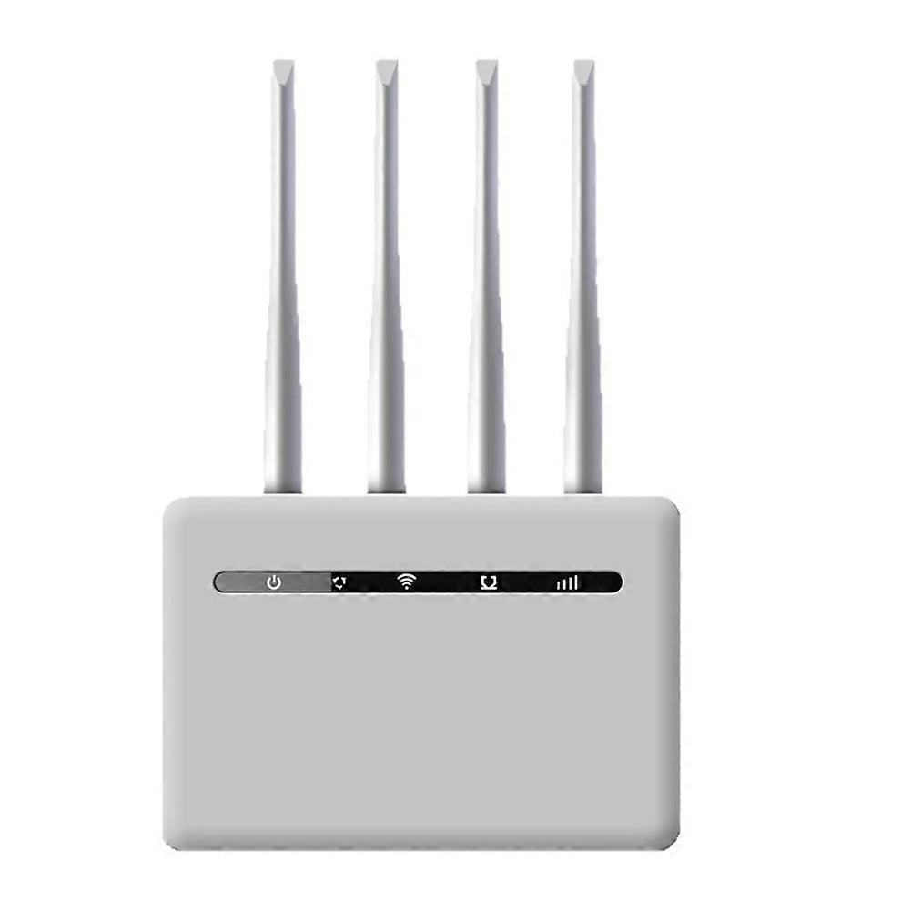 4g-sim-karte, Drahtloser Cpe-router, Dualband-hochgeschwindigkeitsnetzwerkkarte Mit 4 Wifi-6-anschlüssen (edition Für Europa/asien/afrika)