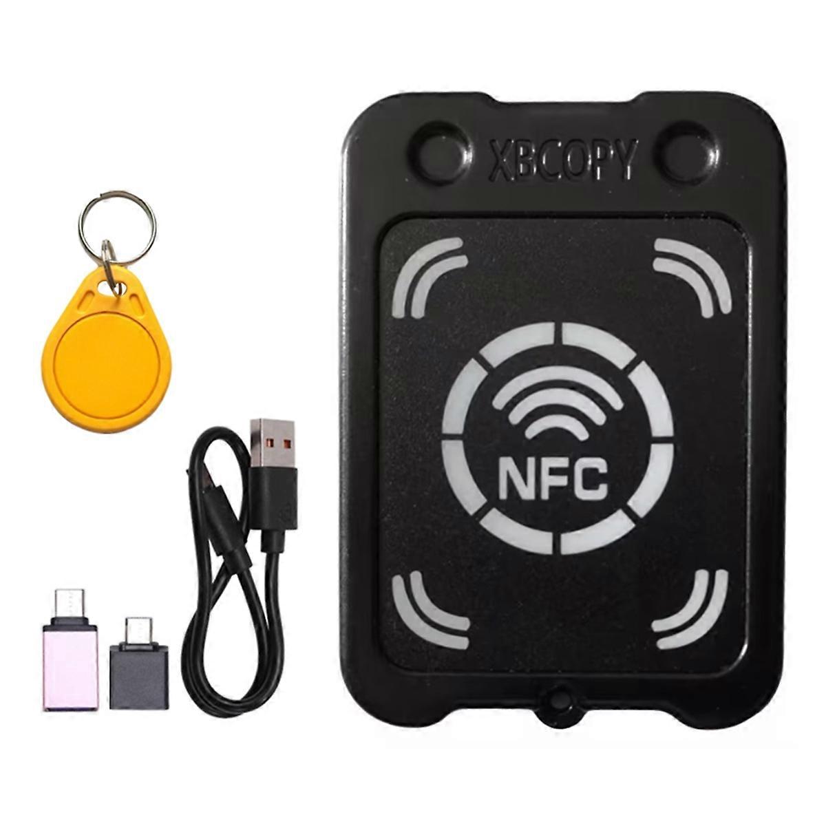 Rfid-smartcard-lesegerät/kopierer + Cuid-schlüsselanhänger + Nfc-verschlüsselungsschlüsselleser + 13,56-mhz-rfid-token-duplikator