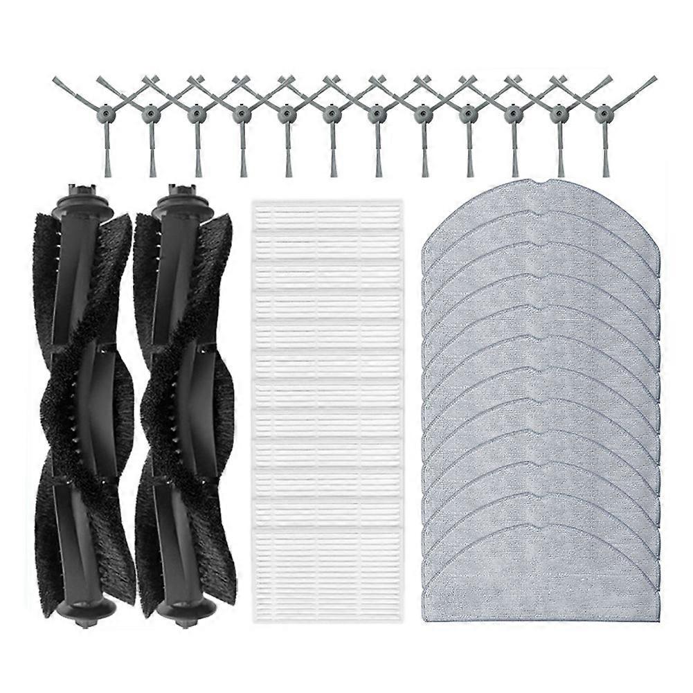 Für Ilife V20 / Vyzzle D10 / Laresar L10 / Lydsto R1d Edge / Roidmi Eve Rook S – Ersatzteile: Hauptseitenbürste, Filter, Wischmopp