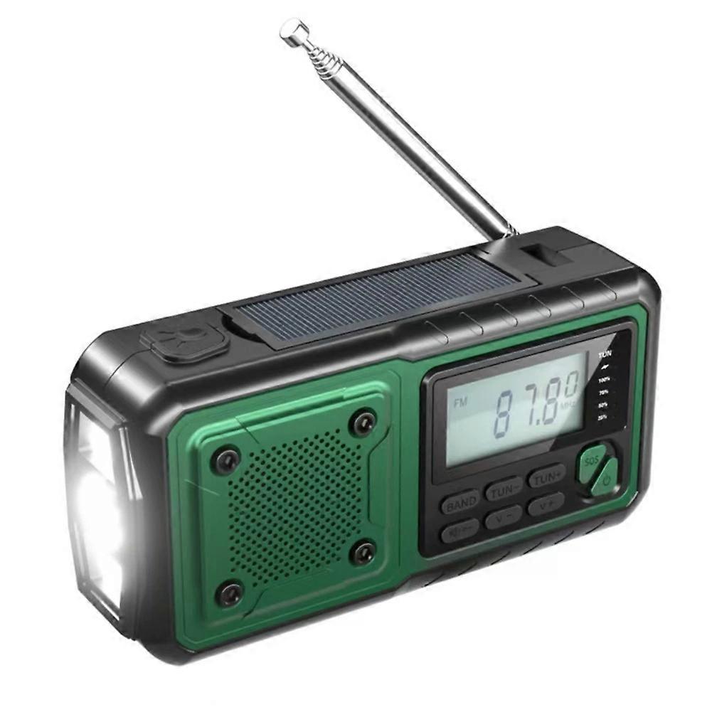Tragbares Multifunktions-notfallradio Mit Externem Akku, Fm/am/sw-radio Und Handkurbel-stromversorgungsstation Für Notfälle Im Freien