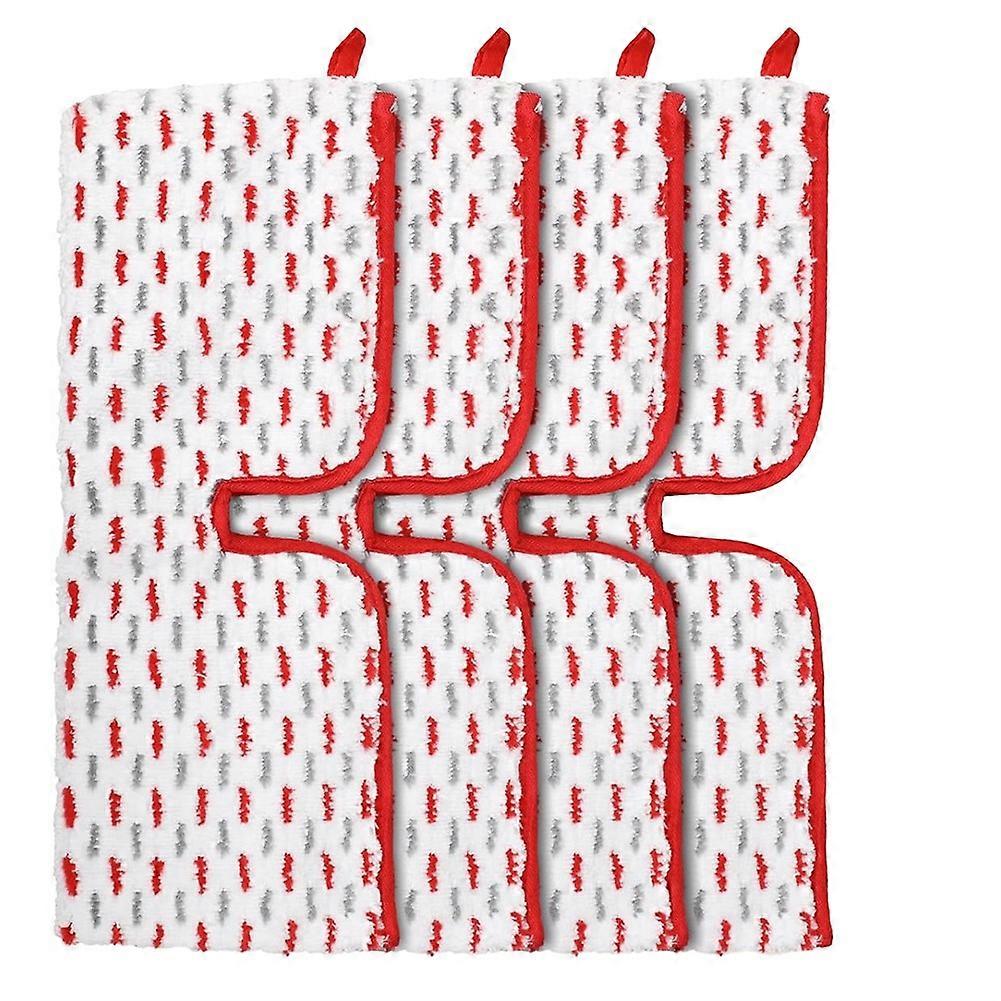 Packung Mit 4 Ersatztüchern Für Den Vileda Promist Max Wischmopp, Wiederverwendbare, Doppelseitige Mikrofasertücher Zum Reinigen Und Abwischen.