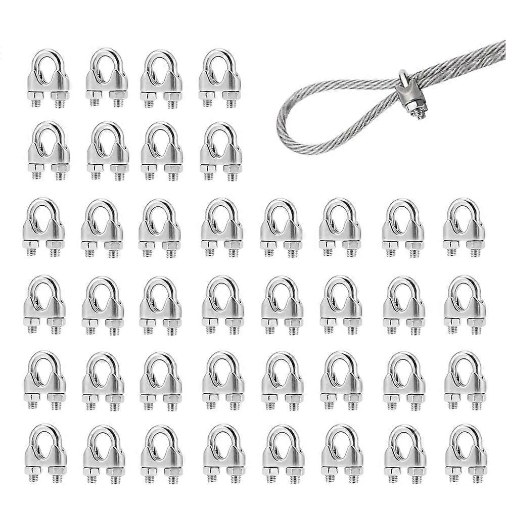40 Kabelbinder, 4 Mm Kabelbinder, U-bügel 304, Kabelbinder Aus Edelstahl, Für Kabel Und Stahldrähte, Wäscheleine