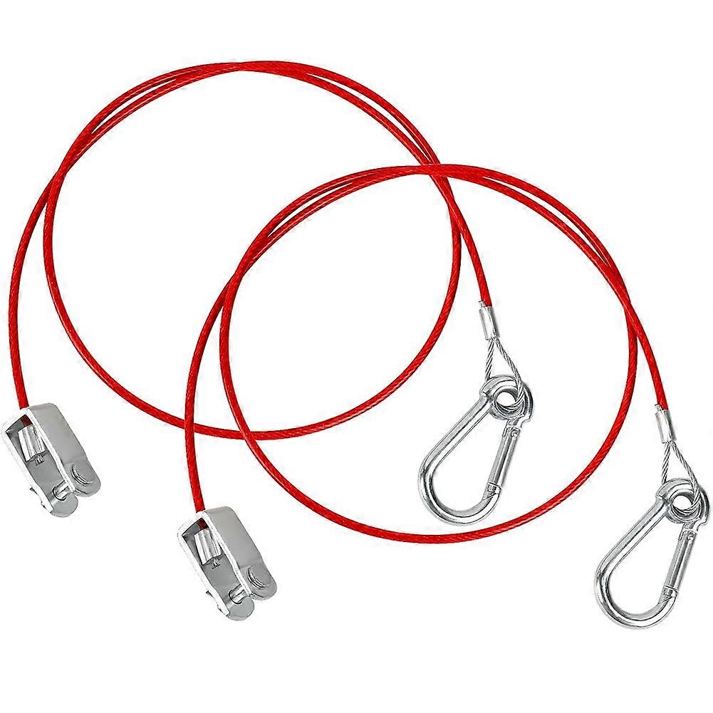 Set Aus 2 X 1 Meter Ringen Für Anhänger/wohnwagen, Sicherheitsbremskabel, Zubehör Und Teile Für Gebremste Anhängerkupplung