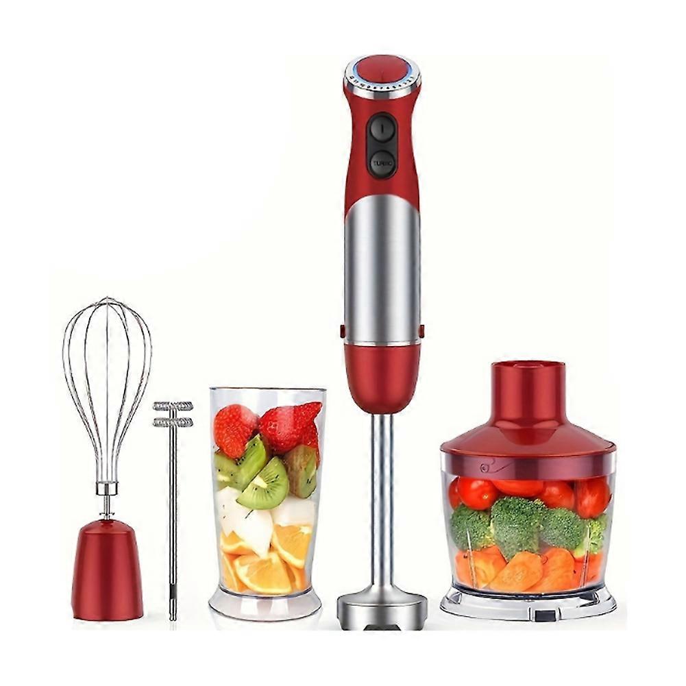 1000w 5-in-1 Stabmixer, 12 Geschwindigkeitsstufen, Für Speisen, Suppen, Pürees Und Kuchen (us-stecker).