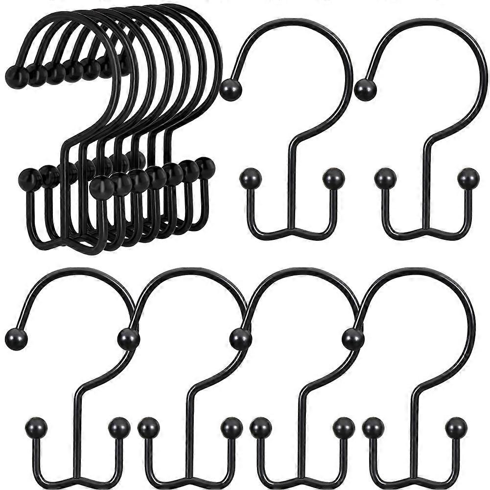 Set Mit 12 Duschvorhanghaken, Duschvorhangstangenhaken, Leichtgängig