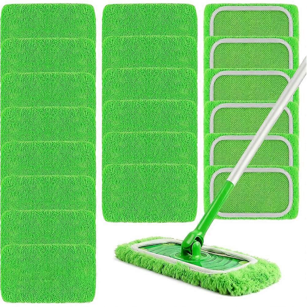 Packung Mit 20 Mikrofaserbezügen Für Swiffer-wischmopps, Trocken Oder Nass Verwendbar, Zur Reinigung Von Hartböden Und Parkettböden.