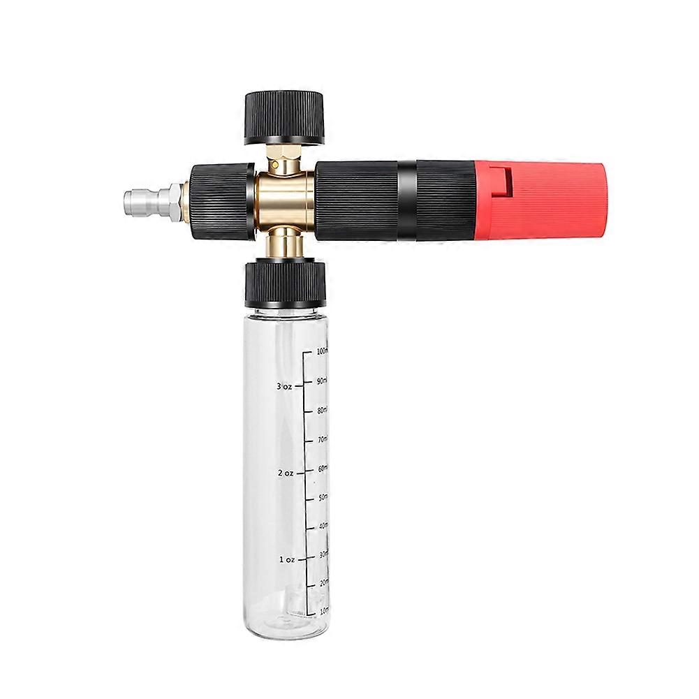 100-ml-hochdruck-schaumsprühflasche Mit Verstellbarer 1/4"-schnellanschluss-schaumlanze Für Die Fahrzeugreinigung Und -pflege