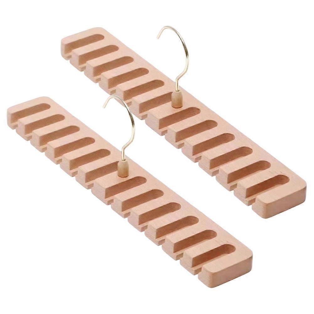 Gürtelhalter Aus Buchenholz, Drehbarer Kleiderschrank-organizer, Schalhalter, Kleideraufbewahrung, Swiffer-halter