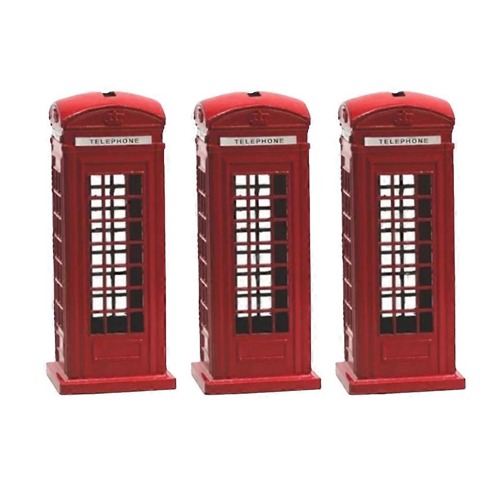Telefonzellen-spardose – Souvenir – Ideales Geschenk Für Kinder – Dekoration Für Zuhause – 18 Cm