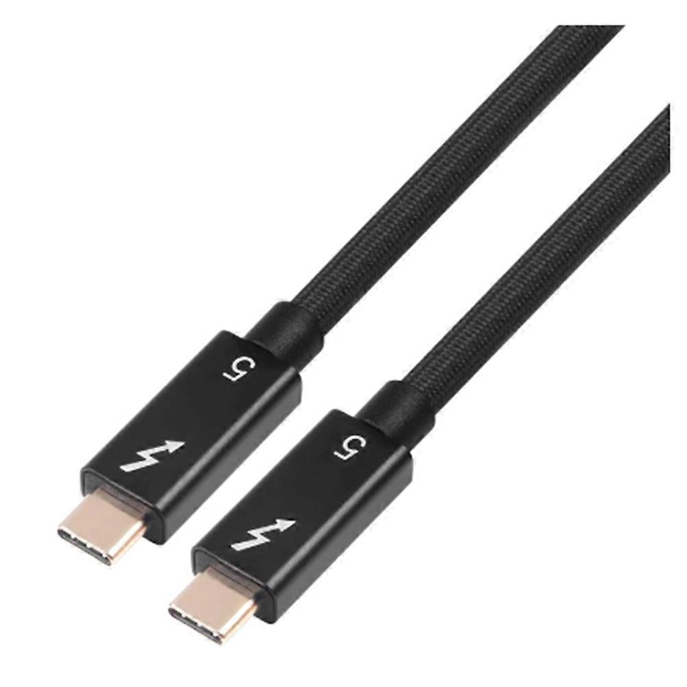 1 M Flexibles Tpe Thunderbolt 5-kabel, 120 Gbit/s, Usb-c-zu-usb-c-koaxialkabel, 240 W, 16 Kbit/s, Datenübertragung