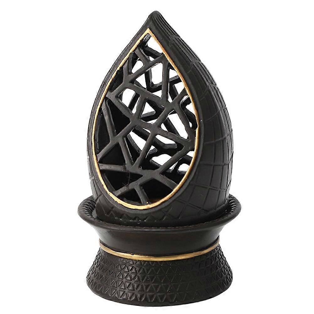 Hohler Räuchergefäß Aus Kunstharz, Ein Kleines, Duftendes Dekorationsobjekt Für Tisch Oder Schreibtisch. Schlichtes Ornament.