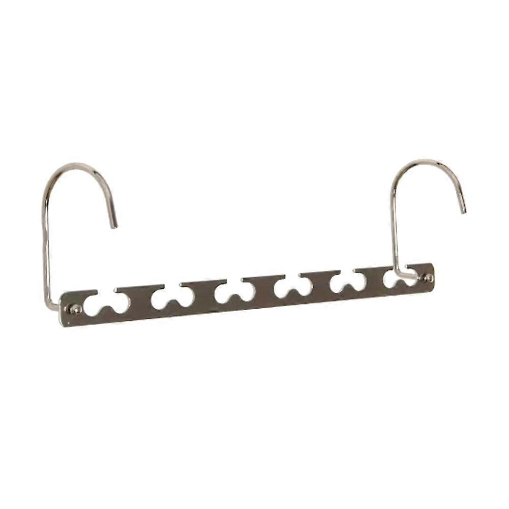Multifunktionaler Kleiderschrank-organizer Aus Metall, Platzsparend, Mit 6 Haken Für Hosen, Schals Und Krawatten. Praktischer Kleiderbügelhalter Für Den Kleiderschrank.