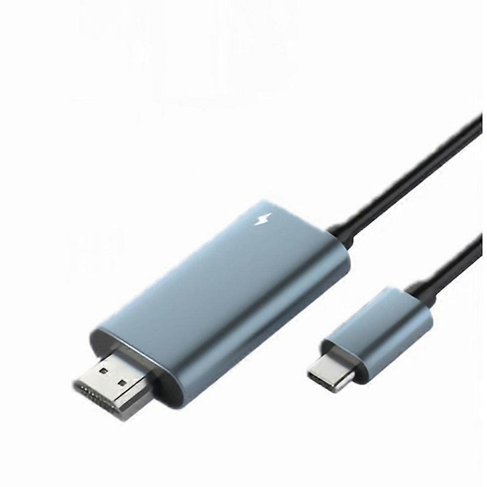Usb-c Zu Hdmi 4k 60hz Konverterkabel Für Computer Oder Fernsehmonitor.