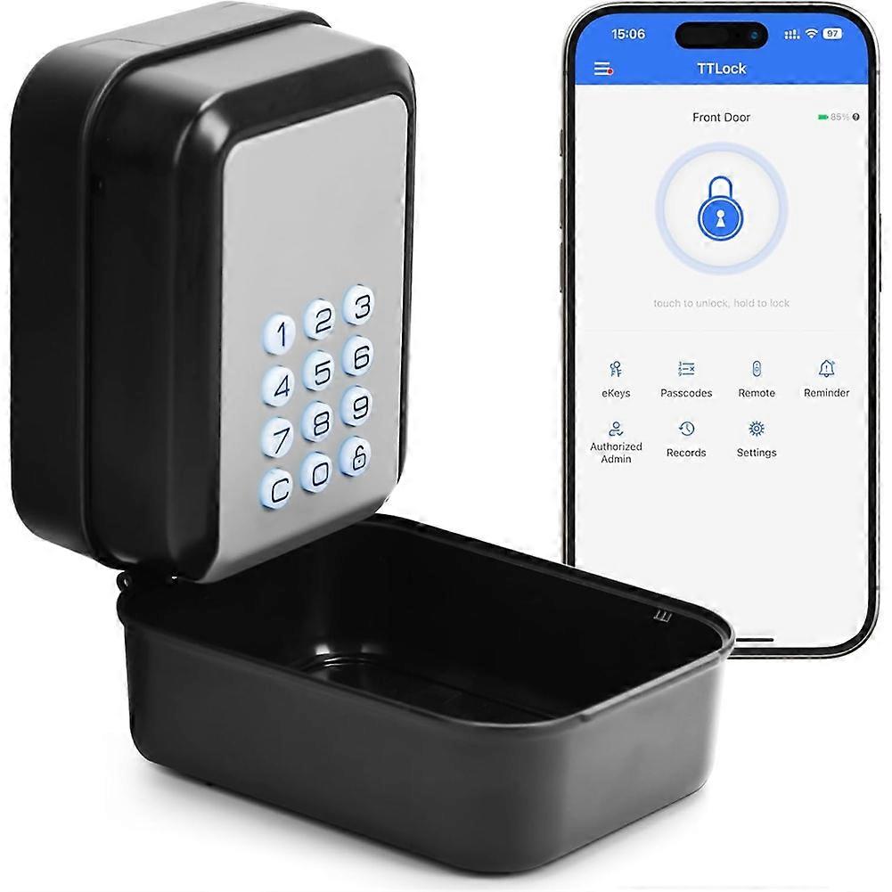 Intelligenter Elektronischer Bluetooth-safe Mit App-steuerung Und Pin-code, Ideal Für Airbnb-unterkünfte Und Immobilienagenturen.