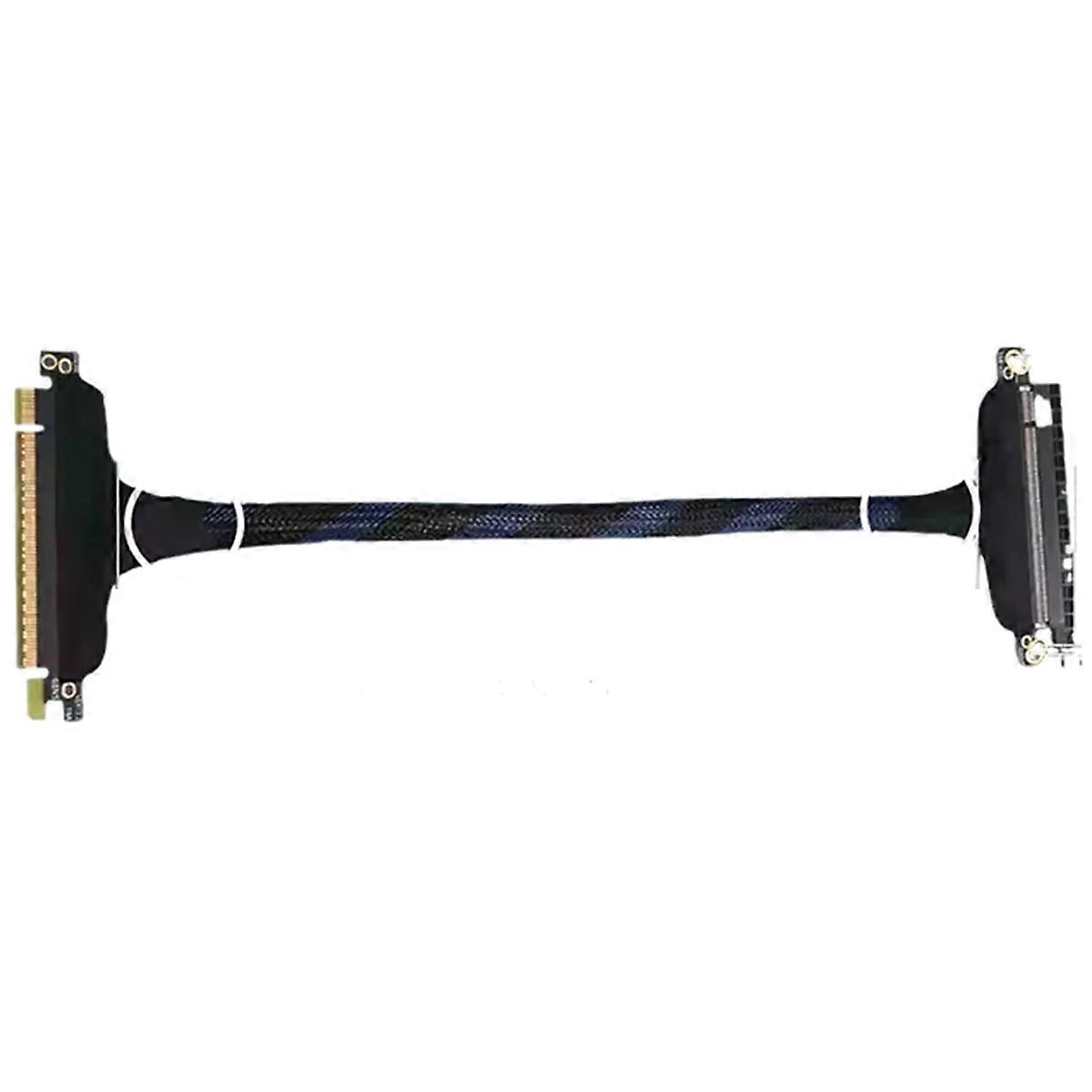 Pcie 5.0 X16 Gen5 Serverkabel, Versilbert, Verlustfrei, Flexibel, Gpu-adapter Für 5090-grafikkarte, 30 Cm