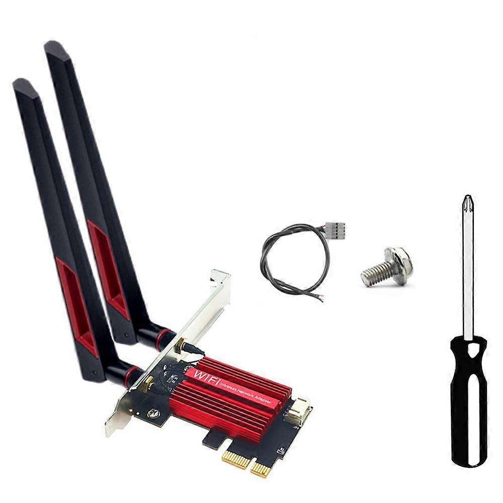 Rtl8922ae Wifi 7 Adapter, Integrierte Pcie-wlan-karte (2,4 Ghz/5 Ghz/6 Ghz, 6338 Mbit/s), Bluetooth 5.4 Mit 10-db-antenne