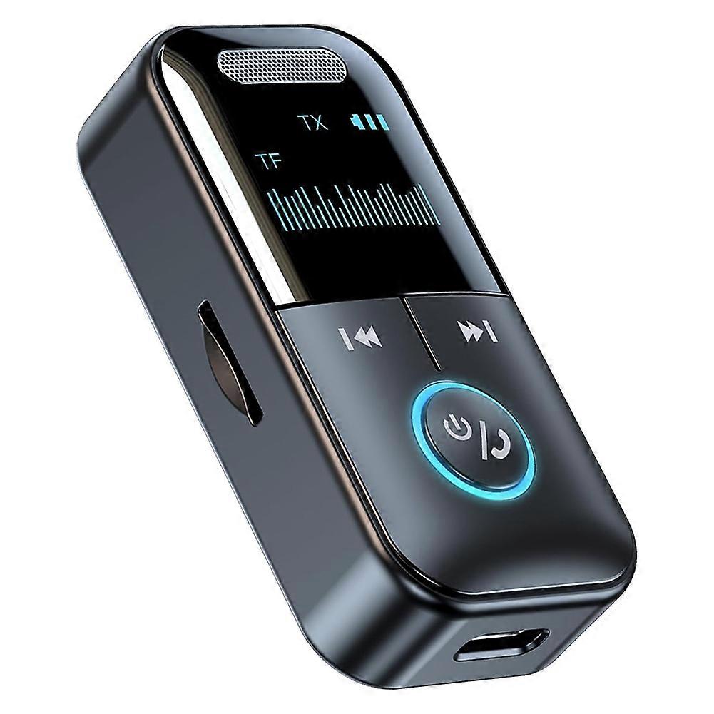Tragbarer 2-in-1 Bluetooth 5.4 Funk-sender/empfänger Mit 3,5-mm-klinkenstecker Und Aux-audioadapter Für Tv/pc/kopfhörer/auto/zuhause
